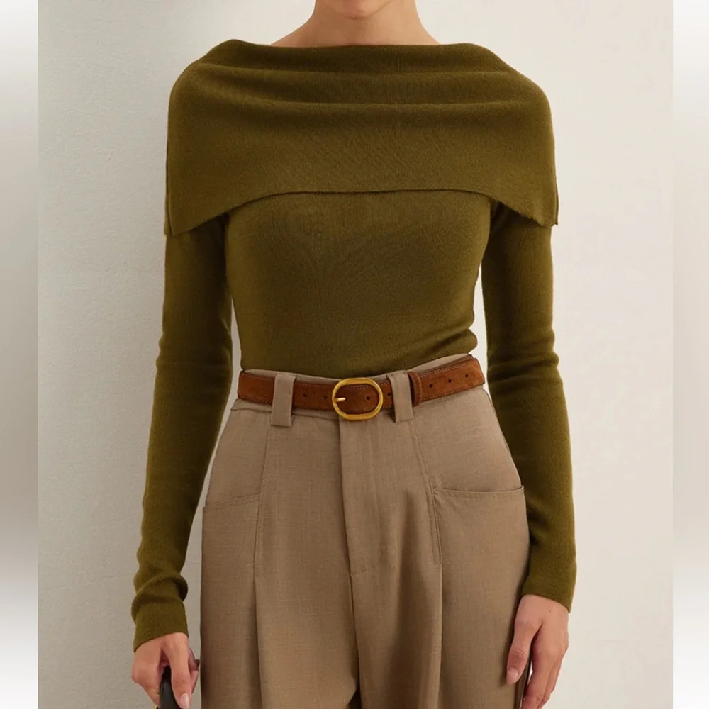 Commense Wool-Blend Skinny Sweater - Picture 9 of 11